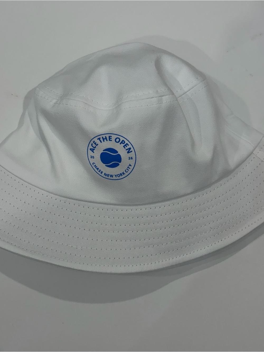 Ace The Open White Bucket Hat Chase US Open